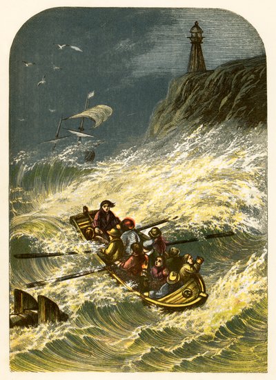 Robinson Crusoe deja su hogar y naufraga de Alexander Francis Lydon