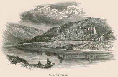 Abadía de Tintern, desde el ferry de Alexander Francis Lydon