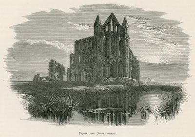 Abadía de Whitby, desde el sureste de Alexander Francis Lydon