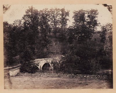 Puente Burnside, sobre el arroyo Antietam, Maryland, del Gardner