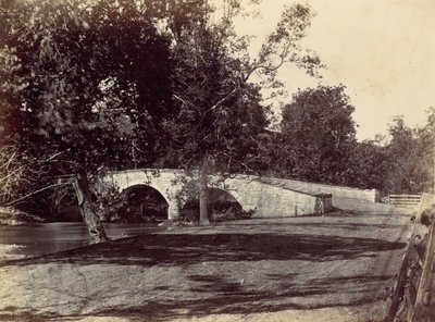 Puente Burnside, sobre el Antietam, cerca de Sharpsburg, No. 1, septiembre de 1862, 1862 de Alexander Gardner