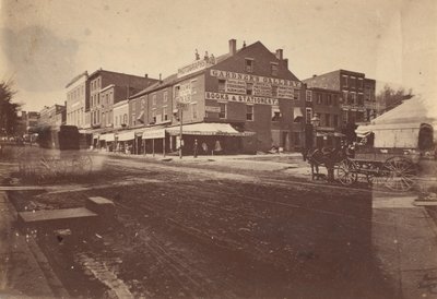 Galería de Gardner, 7th y D Streets, Washington, D.C., 1864 de Alexander Gardner