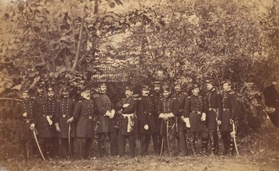General McClellan y su estado mayor, ca. 1863 de Alexander Gardner.