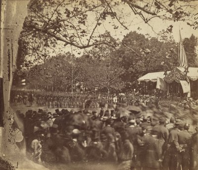 Revisión del Gran Ejército, Washington, D.C. de Alexander Gardner
