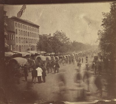 Revisión del Gran Ejército, Washington, D.C., mayo 1865 de Alexander Gardner