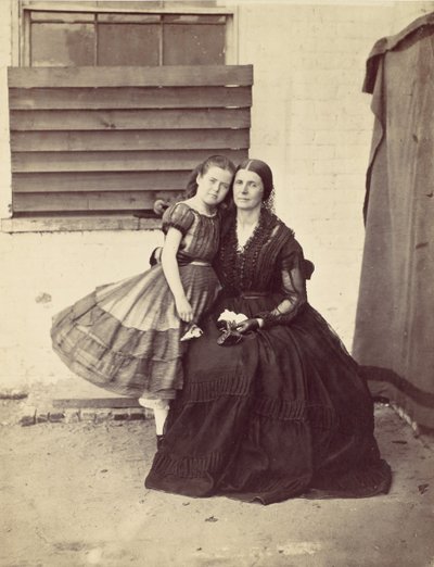 Sra. Greenhow y su hija, encarceladas en el Viejo Capitolio, Washington, 1862 de Alexander Gardner