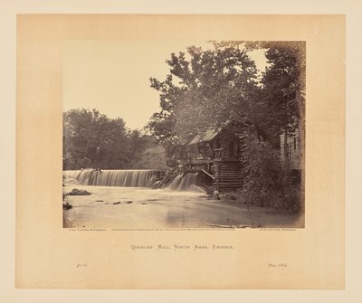 Molino de Quarles, North Anna, Virginia de Alexander Gardner