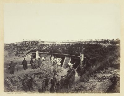 El púlpito, Fort Fisher, N.C., enero 1865 de Alexander Gardner
