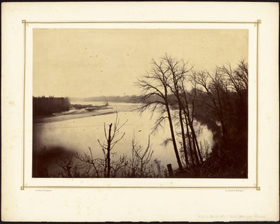 [Vista del río Kansas cerca de Stranger, Kansas] de Alexander Gardner