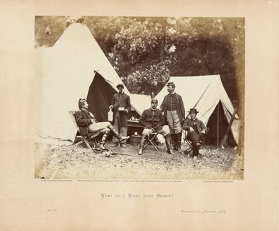 ¿Qué quiero, John Henry? de Alexander Gardner