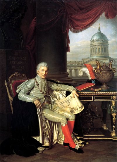 Consejero de la Corte Príncipe Alexander Sergeevich Stroganov de Alexander Grigoryevich Varnek