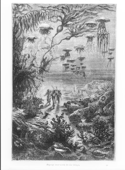 Crepúsculo en el río, c.1890 de Alexander Harrison