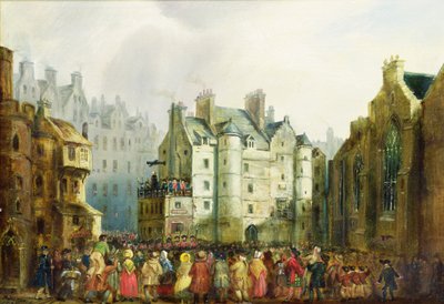 La Ejecución de Deacon Brodie y George Smith de Alexander Hay Ritchie