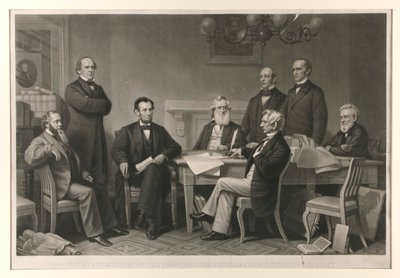 Primera Lectura de la Proclamación de Emancipación ante el Gabinete de Alexander Hay Ritchie