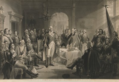 Washington y sus Generales, pub. c. 1870 de Alexander Hay Ritchie
