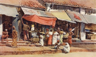 Una Escena Callejera en Kandy de Alexander Henry Hallam Murray