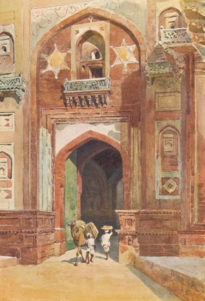 Fuerte de Agra - Dentro de la Puerta de Delhi, c1880 1905 de Alexander Henry Hallam Murray
