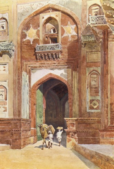 Fuerte de Agra, dentro de la Puerta de Delhi de Alexander Henry Hallam Murray