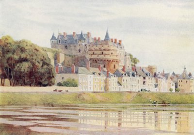 Amboise, el castillo (litografia en color) de Alexander Henry Hallam Murray