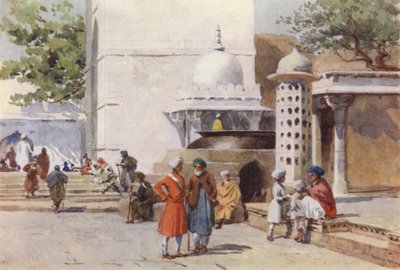 El Caldero en la Entrada del Dargah, Ajmere de Alexander Henry Hallam Murray