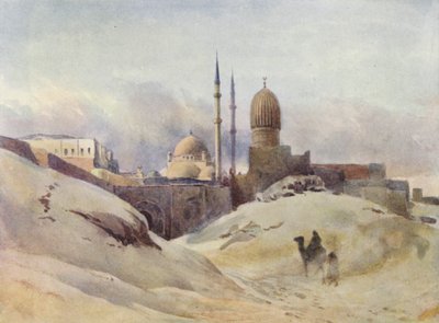 La Ciudadela, El Cairo, en una tormenta de arena de Alexander Henry Hallam Murray