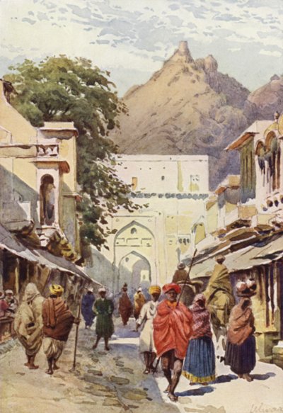La Calle Principal de Alwar de Alexander Henry Hallam Murray