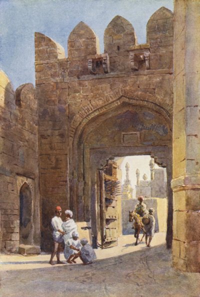 La Puerta de Shahpur, Bijapur de Alexander Henry Hallam Murray