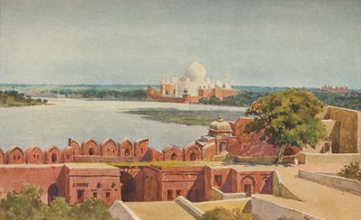 El Taj desde el Fuerte, Agra, c1880 de Alexander Henry Hallam Murray