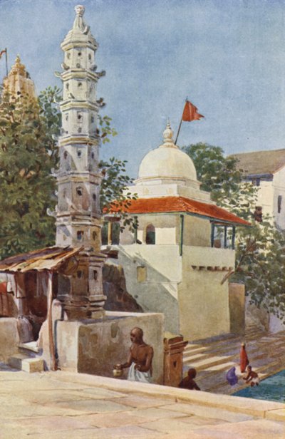 El Templo Walkeshwar, Bombay de Alexander Henry Hallam Murray