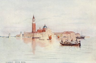 Venecia, San Giorgio (litografia en color) de Alexander Henry Hallam Murray