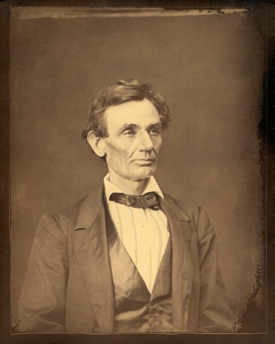 Retrato de Lincoln como candidato presidencial de Alexander Hesler