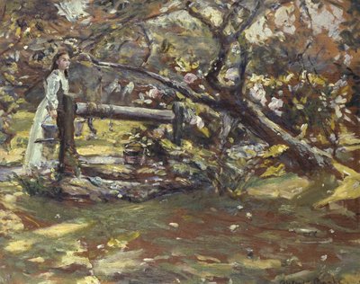 En el jardín, c.1900 de Alexander Ignatius Roche