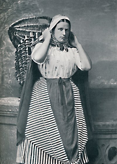 Vendedora de pescado de Newhaven, Escocia, 1912 de Alexander Inglis