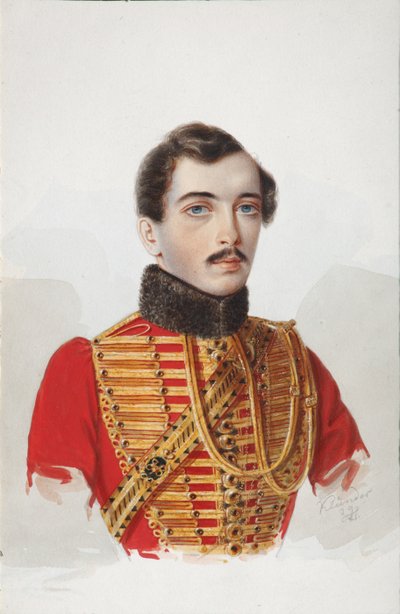 Retrato de N.V. Novoskoltsev, 1839 de Alexander Ivanovich Klünder