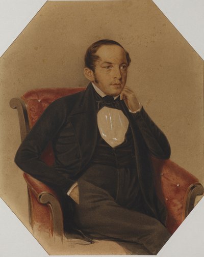 Vasily Petrovich Zubkov 1799-1862, 1846 de Alexander Ivanovich Klünder