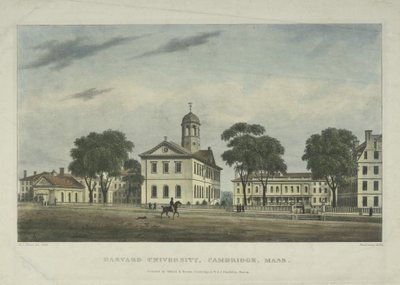 Universidad de Harvard, Cambridge, Mass., 1828 de Alexander Jackson Davis