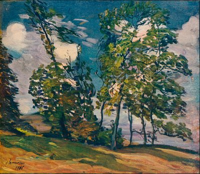 Un día ventoso, c1906 de Alexander Jamieson