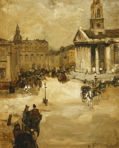 San Martín en el Campo desde Trafalgar Square de Alexander Jamieson
