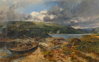 Escena costera de Alexander Jnr. Fraser