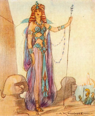 Cleopatra VII 69-30 a.C., Reina de Egipto, 1937 de Alexander K. MacDonald
