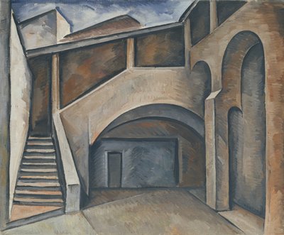 Patio de Alexander Kanoldt