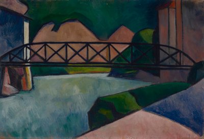Puente de hierro de Alexander Kanoldt