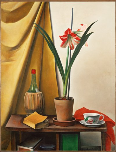 Bodegón III con amarilis de Alexander Kanoldt