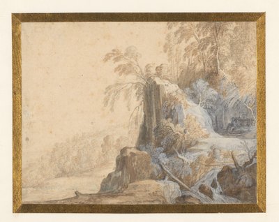 Paisaje con un ermitaño de Alexander Keirincx