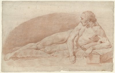 Desnudo masculino recostado, a la derecha de Alexander Liernur