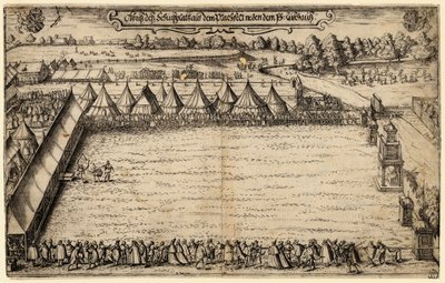 Los ballesteros en Múnich, 1599 de Alexander Mair