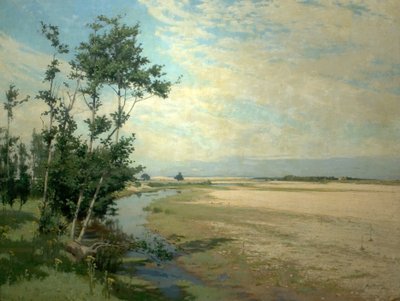 Remanso de Findhorn, Moray Firth, Escocia, 1886 de Alexander Mann