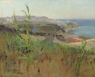 Tánger desde las dunas, 1892 de Alexander Mann