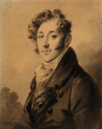 Retrato de Konstantin Yakovlevich Bulgakov 1782-1835, 1800s de Alexander Molinari