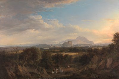 Vista de Edimburgo desde el oeste de Alexander Nasmyth